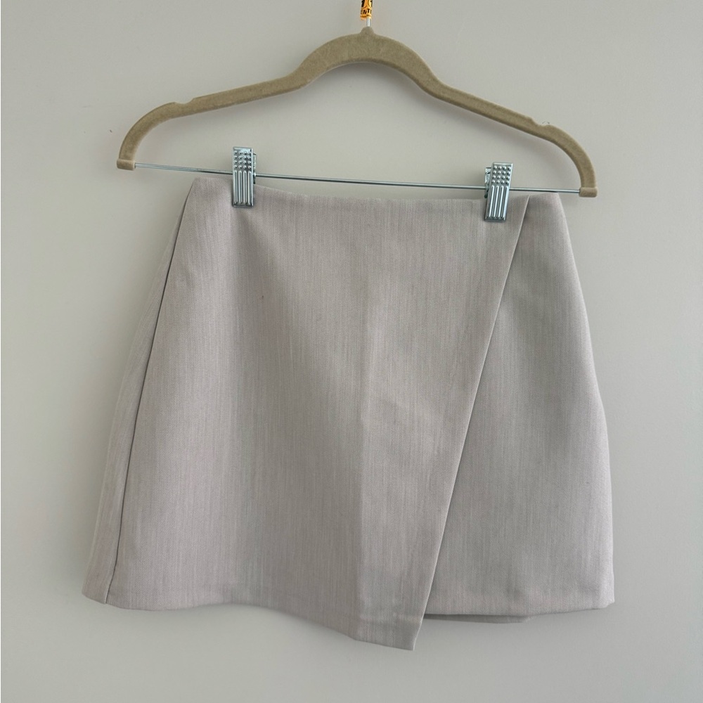 Abercrombie Gray/Tan Women's Skirt
